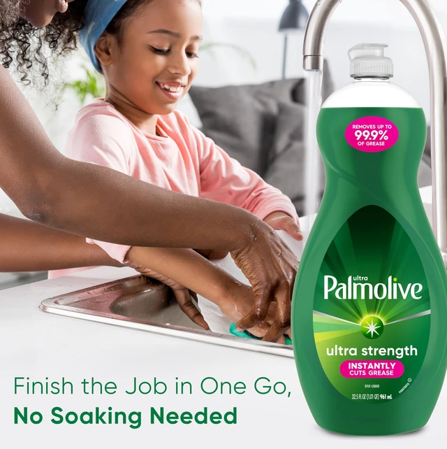 Alt view image 7 of 7 - Palmolive Ultra Strength Liquid Dish Soap, Dishwashing Liquid, 32.5 fl oz