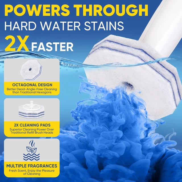 Alt view image 6 of 6 - 15Ct Aromative Toilet Brush Refills, Toilet Bowl Cleaner Refills(Patented)