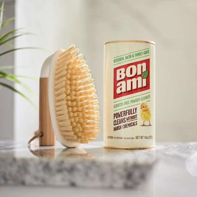 Alt view image 2 of 5 - BON AMI Powder Cleanser for Kitchens & Bathrooms - All Types of Surfaces, Cleans Grime & Dirt, Polishes Surfaces, Absorbs Odors (Single 1 Pack)