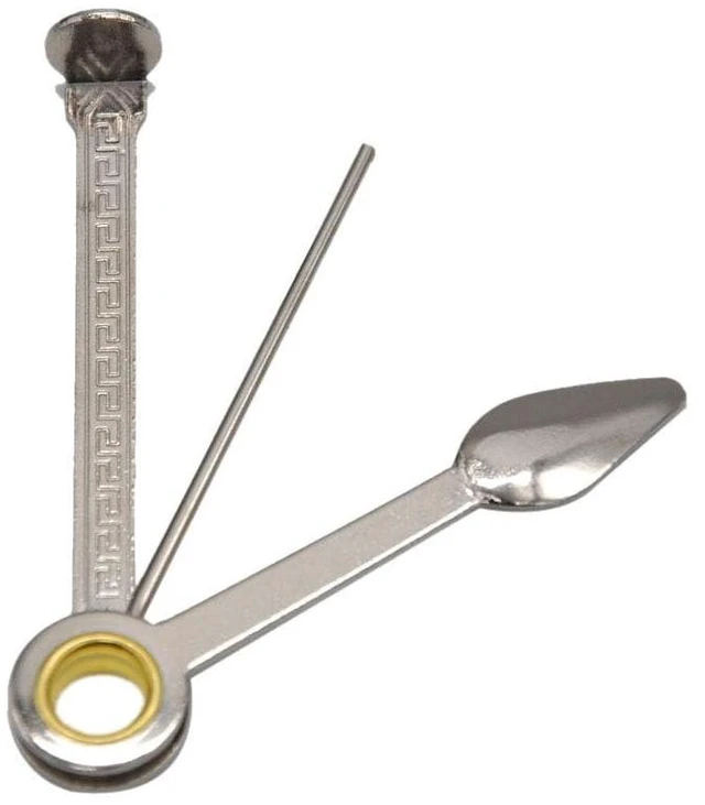 Main image of 3-In-1 Pipe Scraper Set for Tobacco Pipe Folding Cleaning Ashtray Accessories, silver