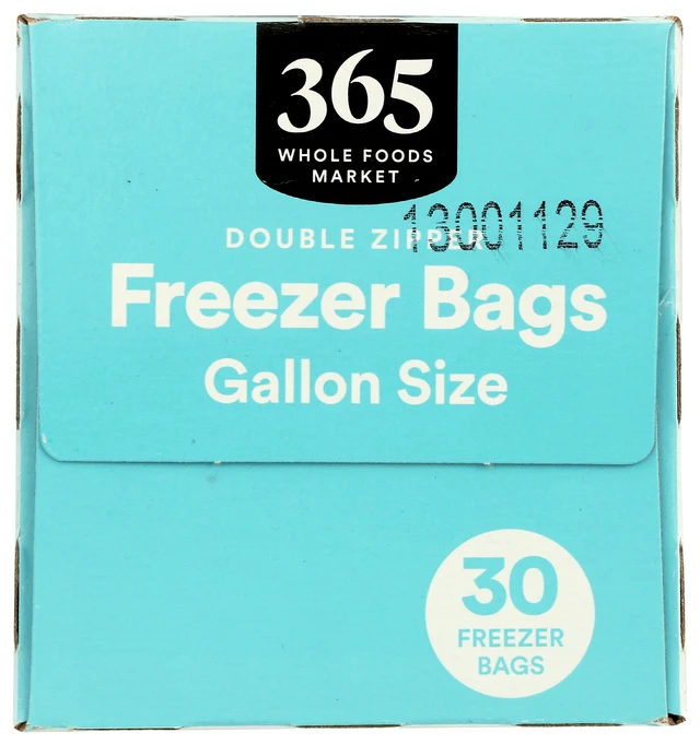 Alt view image 3 of 4 - 365 by Whole Foods Market, Gallon Size Freezer Bags, Double Zipper, 30 Count