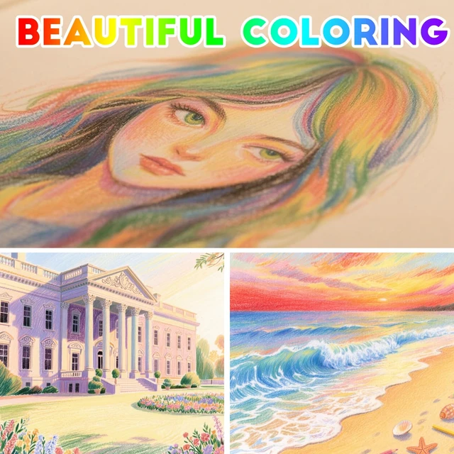 Alt view image 4 of 6 - Stocking Stuffers for Kids 12 Colored Rainbow Pencils for Teen Girl Boys