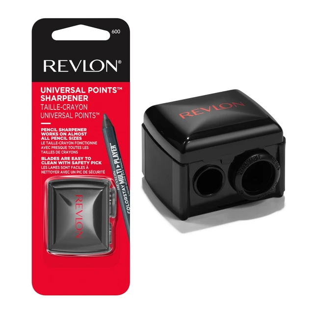 Main image of Revlon Universal Points Makeup Sharpener, Black, 1 Count