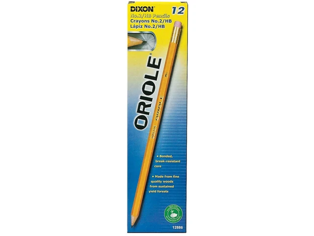 Alt view image 4 of 4 - Dixon Oriole Presharpened Pencil, 12 Count ( Packaging May Vary )