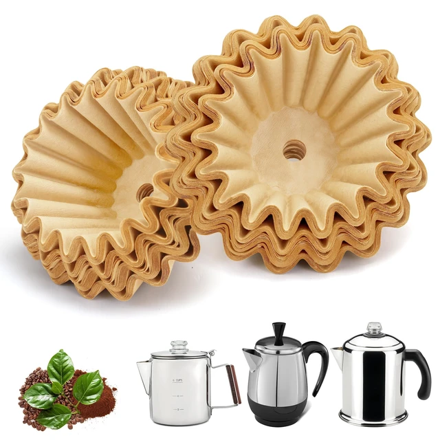 Main image of 150 Pcs Perforated Coffee Filters for Farberware Coffee Percolator 4 Cup