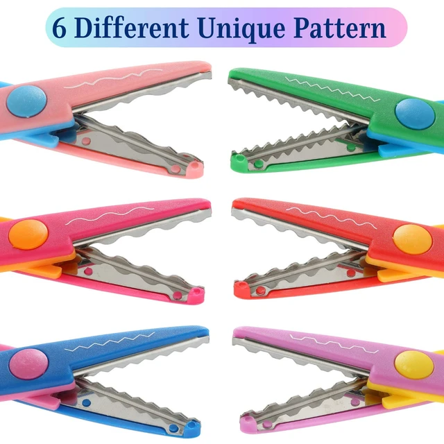 Alt view image 5 of 6 - Mr. Pen- Craft Scissors Decorative Edge, 6 Pack, Bright Zig Zag Scissors
