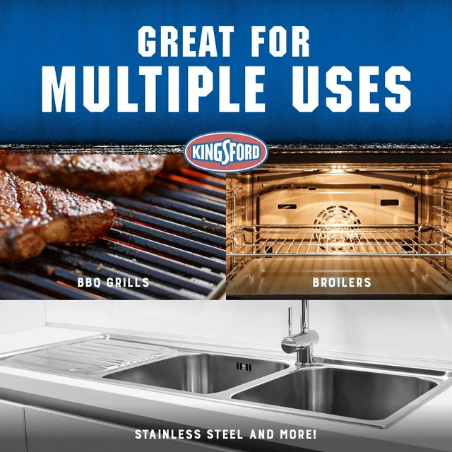 Alt view image 4 of 6 - Kingsford Heavy Duty Foaming Grill Cleaner Spray, 14.5 Oz