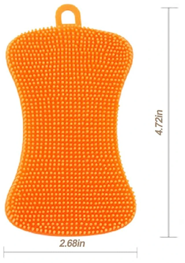 Alt view image 2 of 7 - 3PCS Silicone Dish Sponges, Multi-Purpose Kitchen Gadget Brush