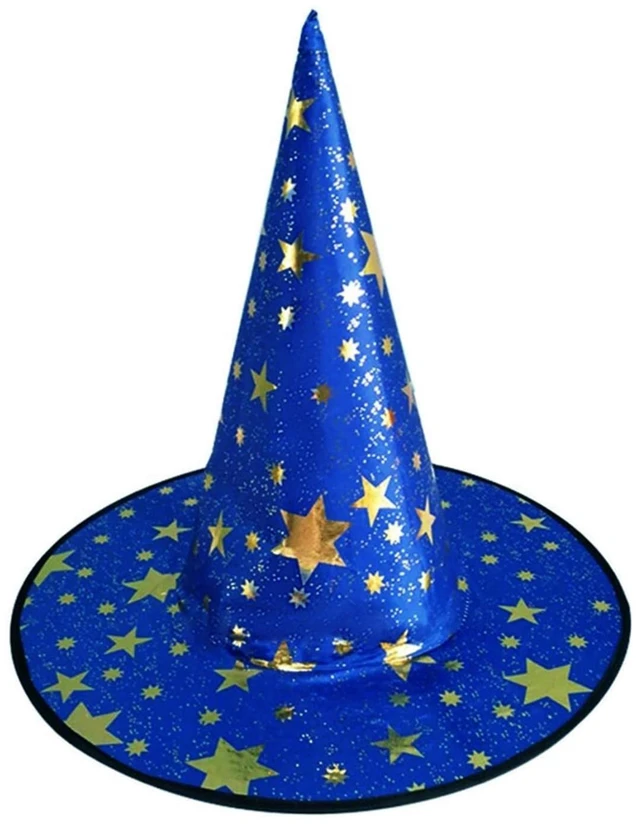 Alt view image 7 of 7 - 2pcs Wizard Costume Kids, Magical Witch Cape and Wizard Hat
