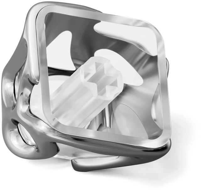 Alt view image 4 of 7 - XVX Custom Keycaps, Metal Liquid Transparent Key caps, 1U Keyboard Keycaps Replacement for Mechanical Keyboard
