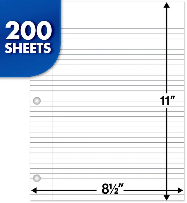 Alt view image 3 of 5 - Mead Economical Filler Paper, College Ruled, 11 x 8-1/2, 200 Sheets