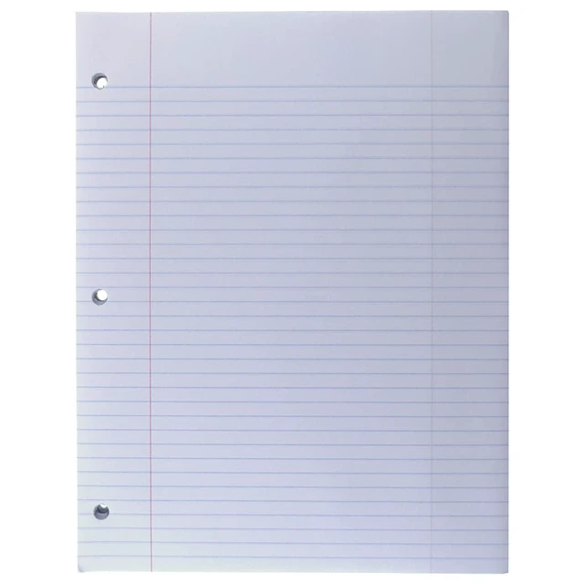 Alt view image 2 of 3 - Top Flight Filler Paper, 10.5 x 8 Inches, College Rule, 150 Sheets (12302), White