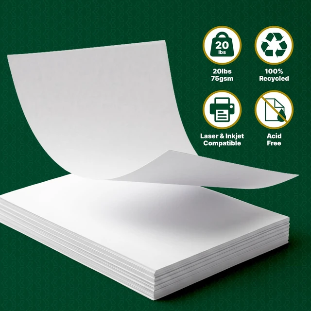 Alt view image 3 of 6 - BAZIC Products White Multipurpose Paper, 8.5 x 11 in, 50 Sheets