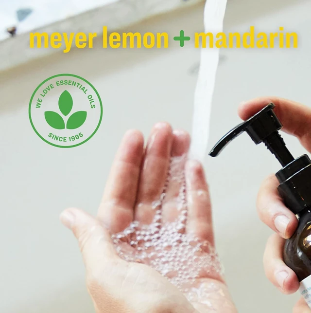 Alt view image 5 of 6 - Everyone Liquid Hand Soap, 12.75 Ounce (Pack of 1), Meyer Lemon and Mandarin, made with Essential Oils for Kitchen and Bathroom