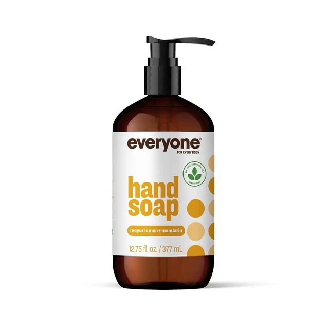 Alt view image 2 of 6 - Everyone Liquid Hand Soap, 12.75 Ounce (Pack of 1), Meyer Lemon and Mandarin, made with Essential Oils for Kitchen and Bathroom