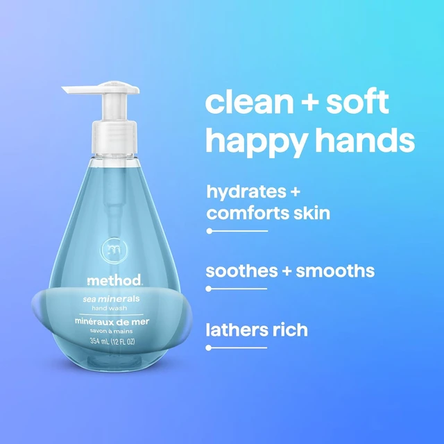 Alt view image 5 of 7 - method Gel Hand Wash, Sea Minerals, 12 fl oz