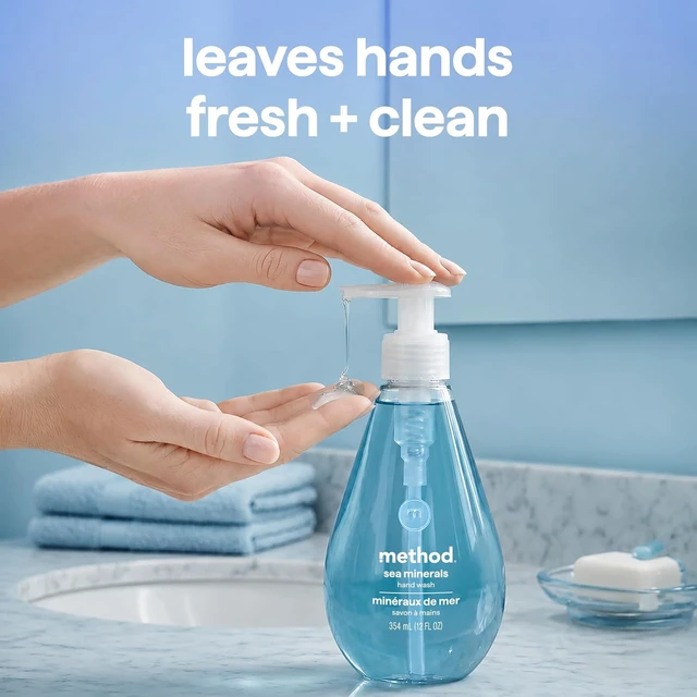 Alt view image 2 of 7 - method Gel Hand Wash, Sea Minerals, 12 fl oz