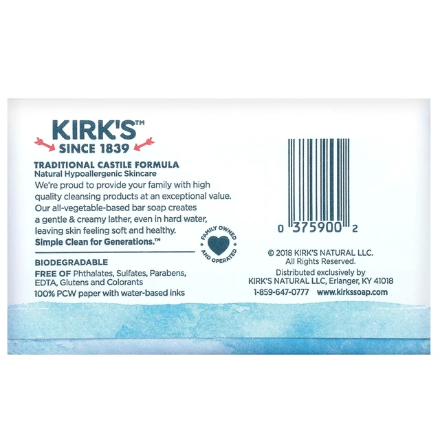 Alt view image 3 of 4 - Kirk Coco Castile Soap, 4 Ounce