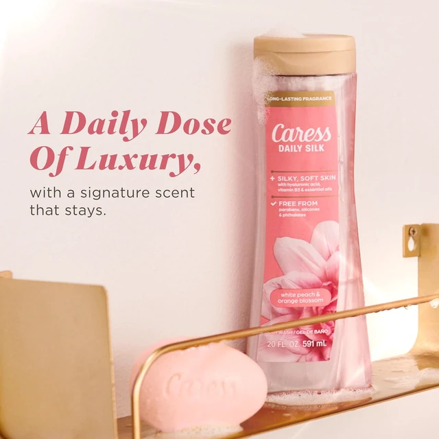 Alt view image 5 of 6 - Caress Daily Silk Cleansing Bar Moisturizing Body Soap for Soft, Silky Skin with Monoi, Tuberose & Coconut Fragrance 3.15 oz, 3 Bars