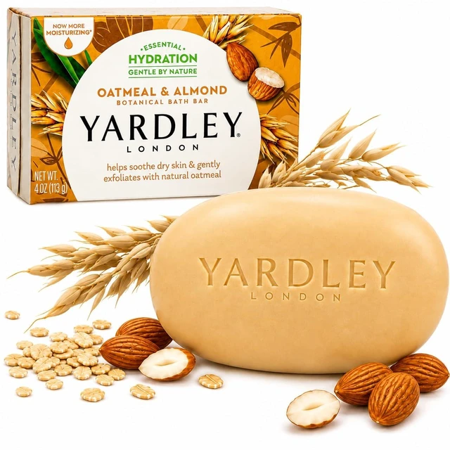 Main image of Yardley London Bath Bar Oatmeal Almond 4 oz