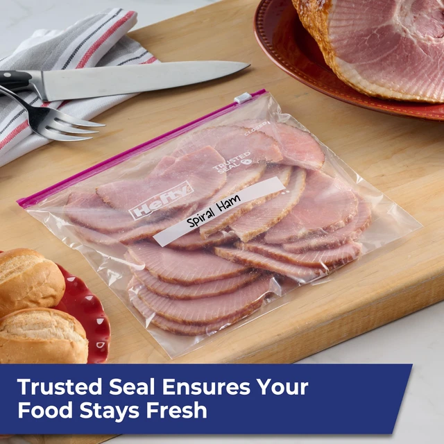 Alt view image 2 of 6 - Hefty Slider Storage Bags, Gallon Size, 66ct