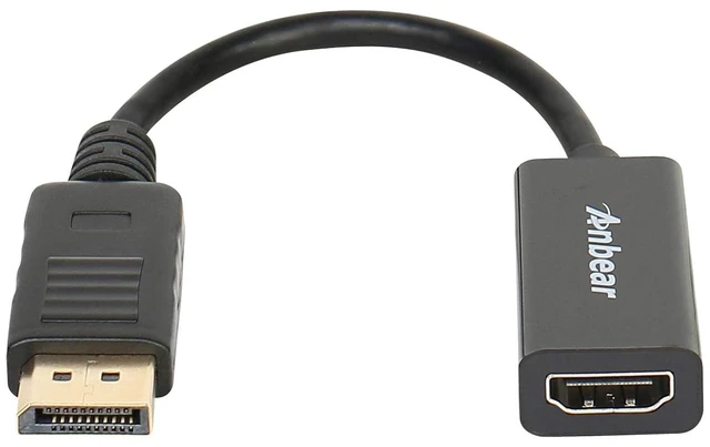 Main image of DisplayPort to HDMI, Display Port Adapter to HDMI for Desktops and Laptops Connect to HDMI Displays (1 Pack, DP)