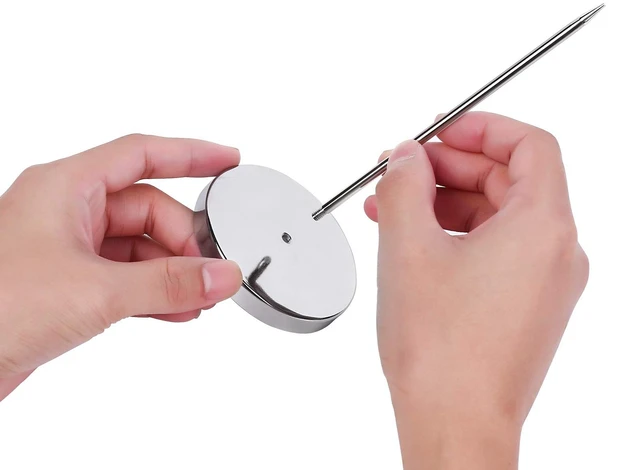 Alt view image 6 of 7 - 2PCS Bill Fork, Rod Paper Holder Spike, Stainless Steel Check Bill Spike