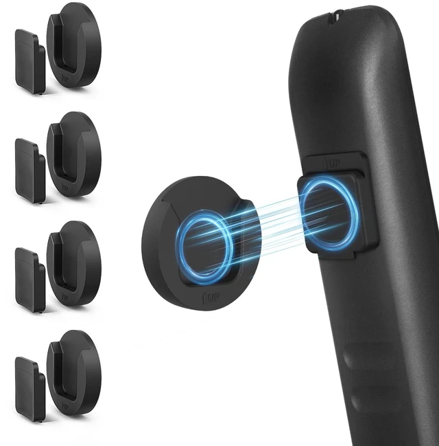 Main image of Magnetic Remote Control Holder Wall Mount 4 Pack