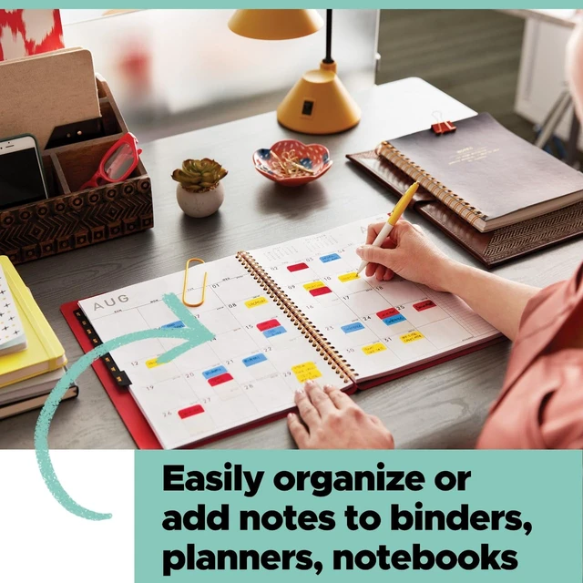 Alt view image 6 of 6 - Post-it Flags, .47 x 1.7 in, Multicolor, 1 Dispenser, 320 Flags/Dispenser