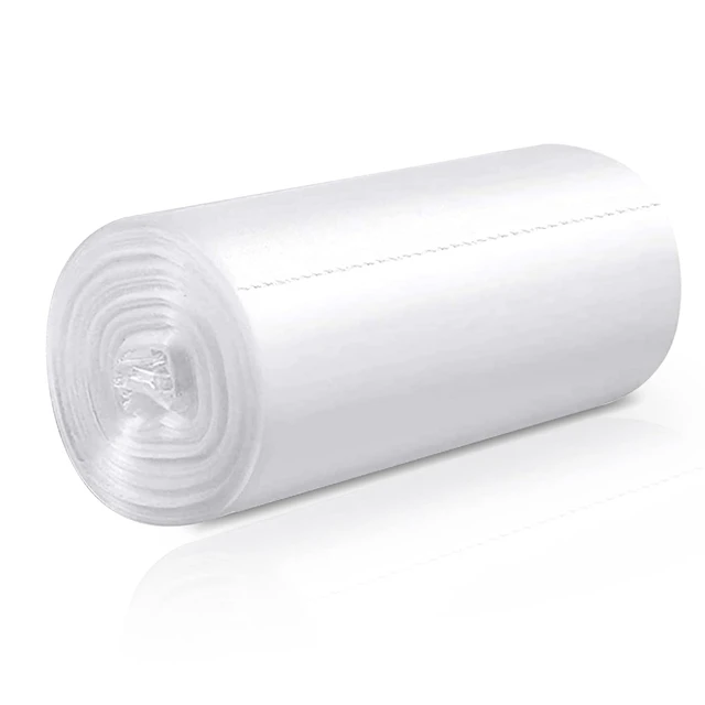 Main image of Small Trash Bags 2.6 Gallon, 110 Counts, 40 * 48cm, 3g/pcs, Unsented, Clear
