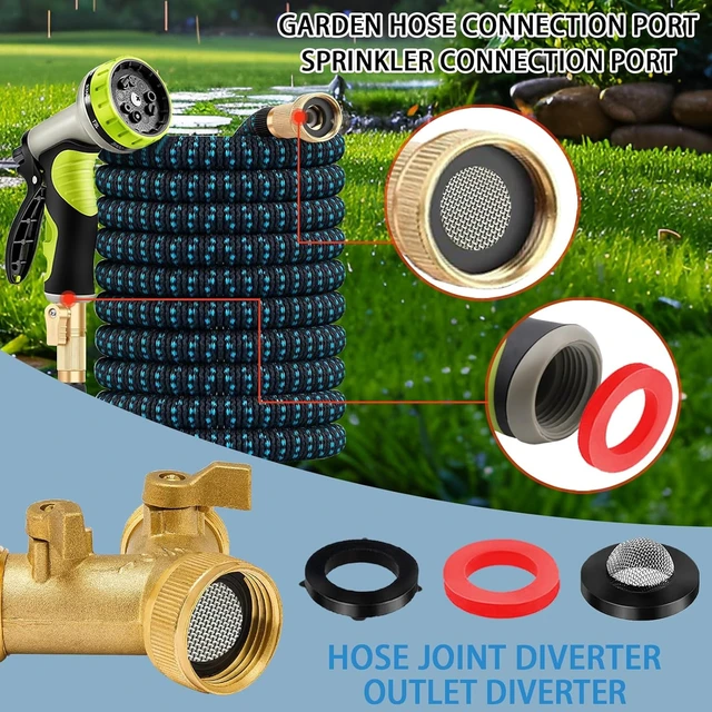 Alt view image 6 of 6 - ZDBB 58 PCS Shower Head Garden Hose Screen Filter Gasket.Stainless Steel Water Filter Hose Washer Kit for 1/2,3/4 Inch Plumbing Faucet Screen Fittings and 5/8" Washing Machine Inlet Line Connection