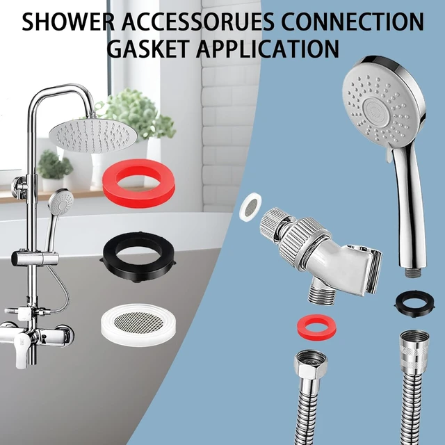 Alt view image 4 of 6 - ZDBB 58 PCS Shower Head Garden Hose Screen Filter Gasket.Stainless Steel Water Filter Hose Washer Kit for 1/2,3/4 Inch Plumbing Faucet Screen Fittings and 5/8" Washing Machine Inlet Line Connection