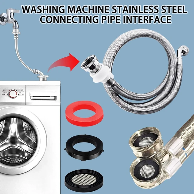 Alt view image 2 of 6 - ZDBB 58 PCS Shower Head Garden Hose Screen Filter Gasket.Stainless Steel Water Filter Hose Washer Kit for 1/2,3/4 Inch Plumbing Faucet Screen Fittings and 5/8" Washing Machine Inlet Line Connection