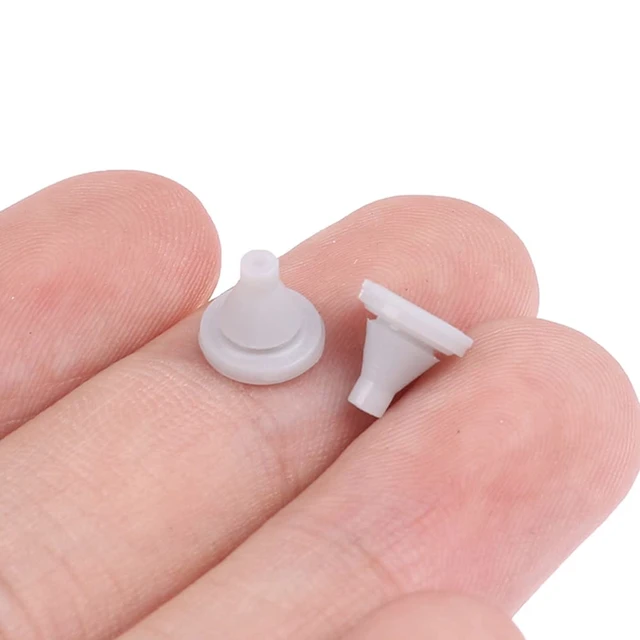 Alt view image 2 of 5 - 50 Pack Rain Shower Head Nozzles Replacement Universal Shower Heads Nozzle Inserts Silicone Nibs Parts for High Pressure Showerhead Combo Rainfall Shower Head Handheld Spray Combo