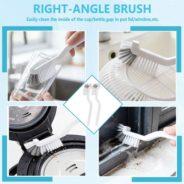 Alt view image 3 of 6 - 18PCS Crevice Cleaning Brush Hard Bristle Scrub Brushes for Gaps with Box