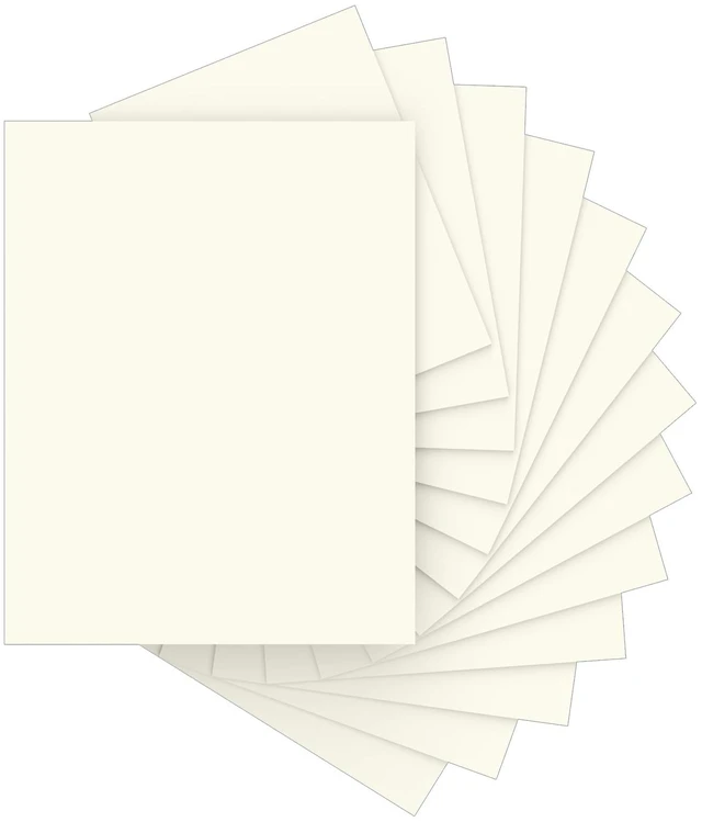 Main image of 40 Sheets Cream Cardstock Paper 8.5 x 11, Ivory Cardstock Printer Paper