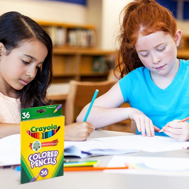 Alt view image 6 of 6 - Crayola Colored Pencils (36ct), Teacher School Supplies for Kids & Adults, Preschool Classroom Must Haves, Coloring Gift, Ages 3+
