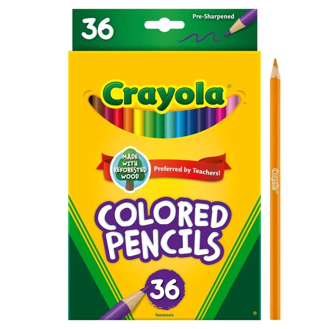 Alt view image 3 of 6 - Crayola Colored Pencils (36ct), Teacher School Supplies for Kids & Adults, Preschool Classroom Must Haves, Coloring Gift, Ages 3+