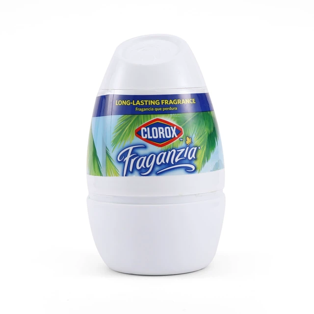 Alt view image 2 of 7 - Clorox Fraganzia - Bathroom Air Freshener, Gel Cone, Island Orchid, 6 oz