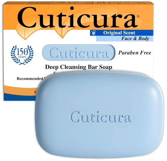 Main image of Cuticura Official Deep Cleansing Face and Body Soap - 3 oz (Pack of 1)