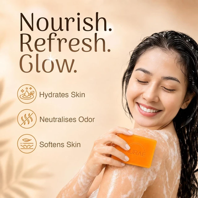 Alt view image 7 of 7 - Persimmon Soap 2 Pack, Deodorizing Bar for Body Odor, with Shea Butter