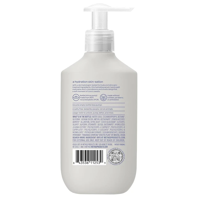 Alt view image 6 of 7 - method Hydrating Serum Hand Wash, Simply Nourish, 10 fl oz