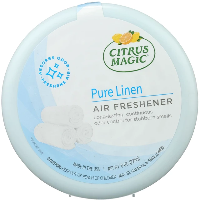 Main image of Citrus Magic Solid Air Fresheners, Pure Linen, 8 Ounce