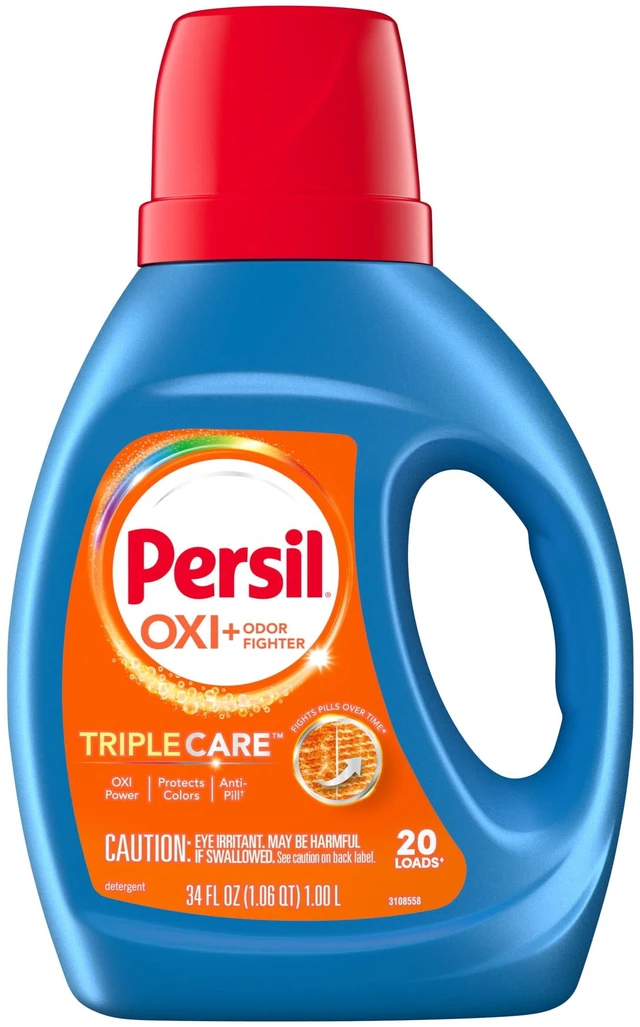 Main image of Persil Advanced Clean Oxi+Odor Fighter Liquid Laundry Detergent, 34 fl oz, 20 Loads