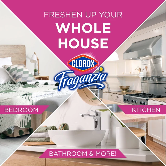 Alt view image 4 of 5 - Clorox Fraganzia Air Freshener Spray, Cherry Burst, 20 oz