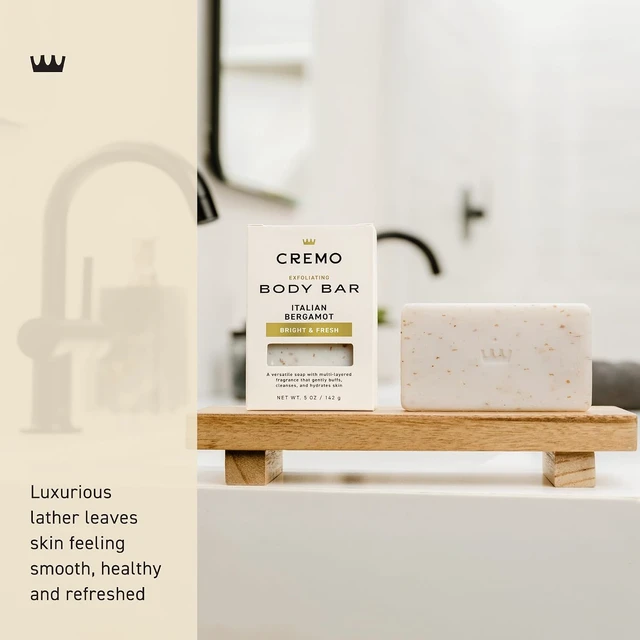 Alt view image 4 of 7 - Cremo Exfoliating Body Bar Soap for Men, Italian Bergamot Scent, 5 Oz