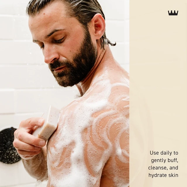 Alt view image 2 of 7 - Cremo Exfoliating Body Bar Soap for Men, Italian Bergamot Scent, 5 Oz