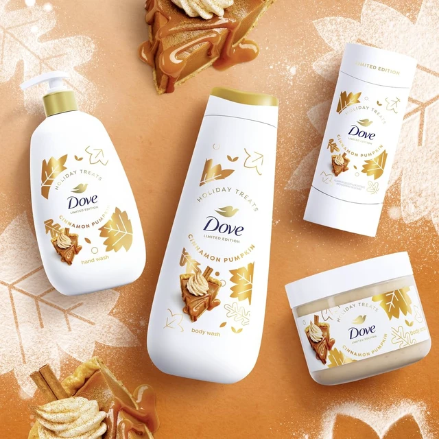Alt view image 3 of 6 - Dove Limited Edition Holiday Treats Body Wash Cinnamon Pumpkin Pie 20 oz
