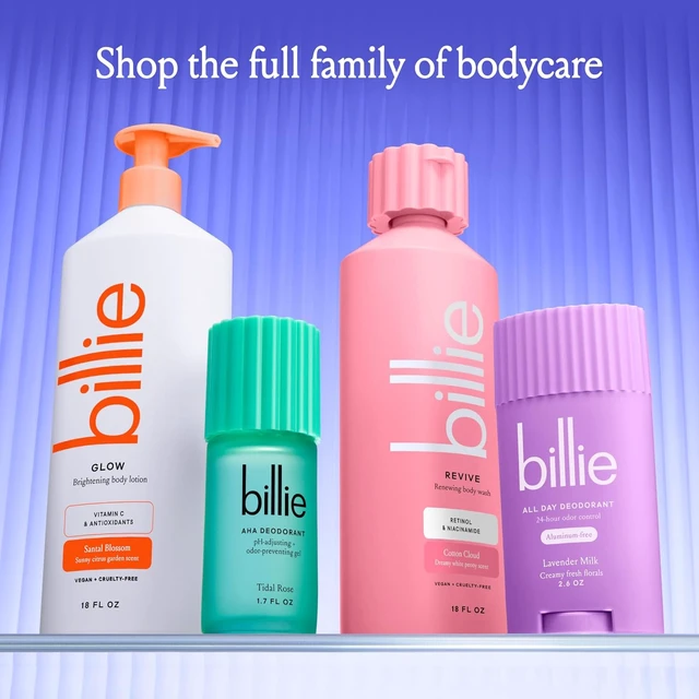 Alt view image 7 of 7 - Billie Revive Womens Body Wash, Renewing, Cotton Cloud Scent, 18 Fl Oz