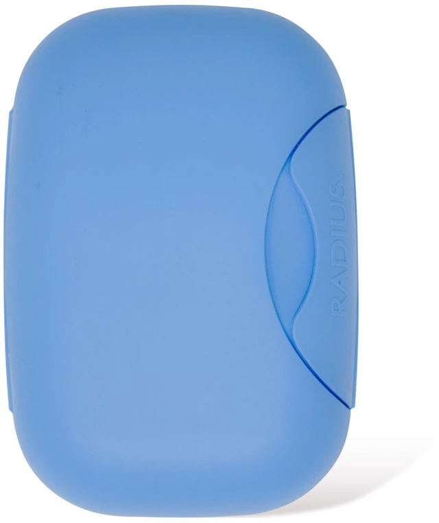 Main image of RADIUS Soap Travel Case, BPA-Free Recycled Plastic, Leakproof, Portable for Bathroom, Gym, Home, Camping - Light Blue